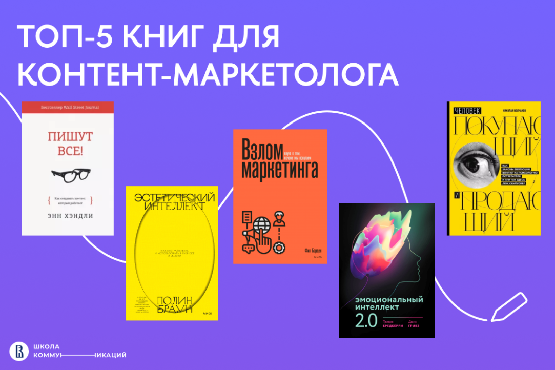 Подборка полезных книг для контент-маркетолога